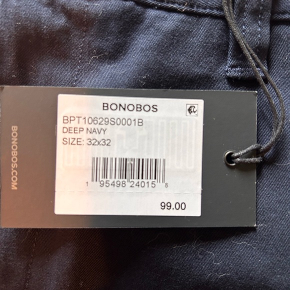 Bonobos Blue Chinos Classic Style - Picture 2 of 2